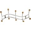 - Portabito in ferro 10 posti H 250 x 460 mm