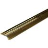 Profilo terminale adesivo Piedscan in ottone lucido 7 mm x 29 mm x 900 mm