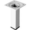 - Gamba da tavolo Hettich bianca 25x25x100 mm