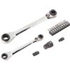 LUXTOOLS Set chiavi poligonali a cricchetto LUX-TOOLS Professional 15 pz 8 in 2