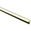 Profilo coprigiunto a T in ottone lucidato 9 mm x 0,9 m