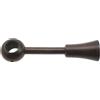 Supporto bastone tenda regolabile Ø 2,3 x L 10,5-17,5 cm noce