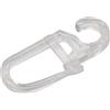Gancio trasparente per anelli tenda Ø 3,1 cm 10 pz
