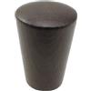 Terminale bastone tenda Meteo in legno noce 23 mm 2 pz