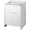 Mobile bagno lavabo a terra Pratiko 60x50x85 cm bianco