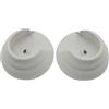 Supporto bastone tenda Rosetta Ø 2,3 x L 4 cm bianco 2 pz