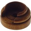 Supporto bastone tenda Rosetta Ø 3,5 x L 6 cm ciliegio 2 pz