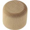 Terminale bastone tenda Tappo in legno bianco antico Ø 28 mm 2 pz
