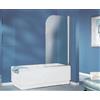 - Parete vasca cristallo 75 cm H135 cm cromo