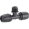 Claber raccordo in serie a 3 vie Ø 1/2" (13-16 mm) - filetto 1/2" Block System