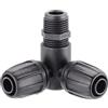 Claber raccordo ad angolo Ø 1/2" (13-16 mm) - filetto 1/2" Block System
