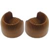 Supporto bastone tenda Rosetta Ø 2,8 x L 4 cm ciliegio 2 pz