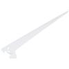 Supporto monoforo 40 cm bianco