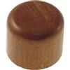 Terminale bastone tenda Tappo in legno ciliegio Ø 28 mm 2 pz