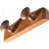 METAFORM Appendiabiti Mathilde doppio in legno noce