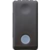 Gewiss Interruttore unipolare illuminabile Gewiss Top System 16 A nero