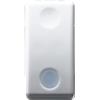 Pulsante unipolare illuminabile Gewiss Top System 10 A bianco
