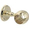 Supporto per corrimano dritto in ottone lucido
