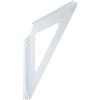 OBI Reggimensola in metallo triangolare 190x190 mm 25 kg bianco