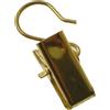 Pinze per tende in metallo ottone 10 pz