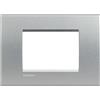 BTicino Livinglight Placca 3 moduli quadra Tech