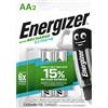 Energizer Pila ricaricabile Energizer EXTREME RECH AA Stilo 2 pz