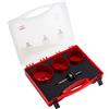 LUXTOOLS Set di seghe a tazza LUX-TOOLS 4 pz