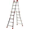Scala telescopica in alluminio Peppina ALU 5+5 gradini P max 100 kg
