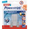 Tesa Gancio in acciaio doppio Tesa Waterproof 2 x Powerstrips Large
