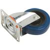 Rotella sterzante per trasporto ruota elastica Ø 100 mm P 150 kg