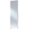 Scarpiera con specchio 5 contenitori max 10 paia 179x50x19 cm bianco