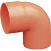 Altro Curva per gronda in PVC arancione 87° Ø 125 mm