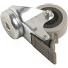 Rotella sterzante foro posteriore bloccaggio e cuscinetto radente Ø50mm 45kg