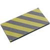 - Paracolpi garage 50x25 cm 2 pz giallo-nero