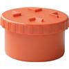 Tappo a vite per ispezione in PVC arancione Ø 100 mm