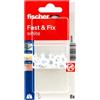 Fischer Tassello fissaquadro bianco Fischer Fast&Fix 145x75x20 mm