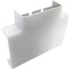 Giunto a T per canale 60 mm x 20 mm a 3 vie bianco 1 pz