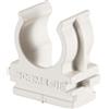 Clips fissatubo a scatto per tubi Ø 16 mm grigie 25 pz