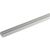 Arcansas Canalina doppia U 1 m 16x12 mm alluminio argento