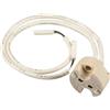 2 portalampada 24 V in steatite, attacco G4 e GZ4 - GX5.3 - G6.35 - GY6.35 avori