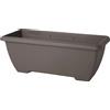 Fioriera da esterno Terrae Maxi in plastica beige scuro 80x43x38 cm