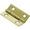 Cerniera stretta in acciaio ottonato 70x40 mm 2 pz