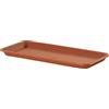 Sottovaso rettangolare Omnia 85x30 cm terracotta