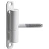 Cerniera anuba in acciaio verniciato a polvere Ø 15 mm bianco max 20 kg 2 pz