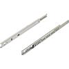 Hettich Guida su sfera a estrazione semplice per cassetti con scanalatura 17 mm 550 mm