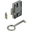 Hettich Serratura avvitabile a ridosso Hettich acciaio nichelato 60x43x8,7 mm