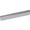 Arcansas Canalina U 2 m 10x15 mm alluminio argento brillante