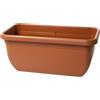 Fioriera da esterno Unica Maxi in plastica terracotta 100x43x38 cm
