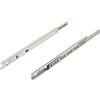 Guida cassetti a sfere a estrazione semplice 31-52 cm con scanalature
