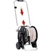 Claber Carrello avvolgitubo Claber Genius Compact Pronto 25 m nero